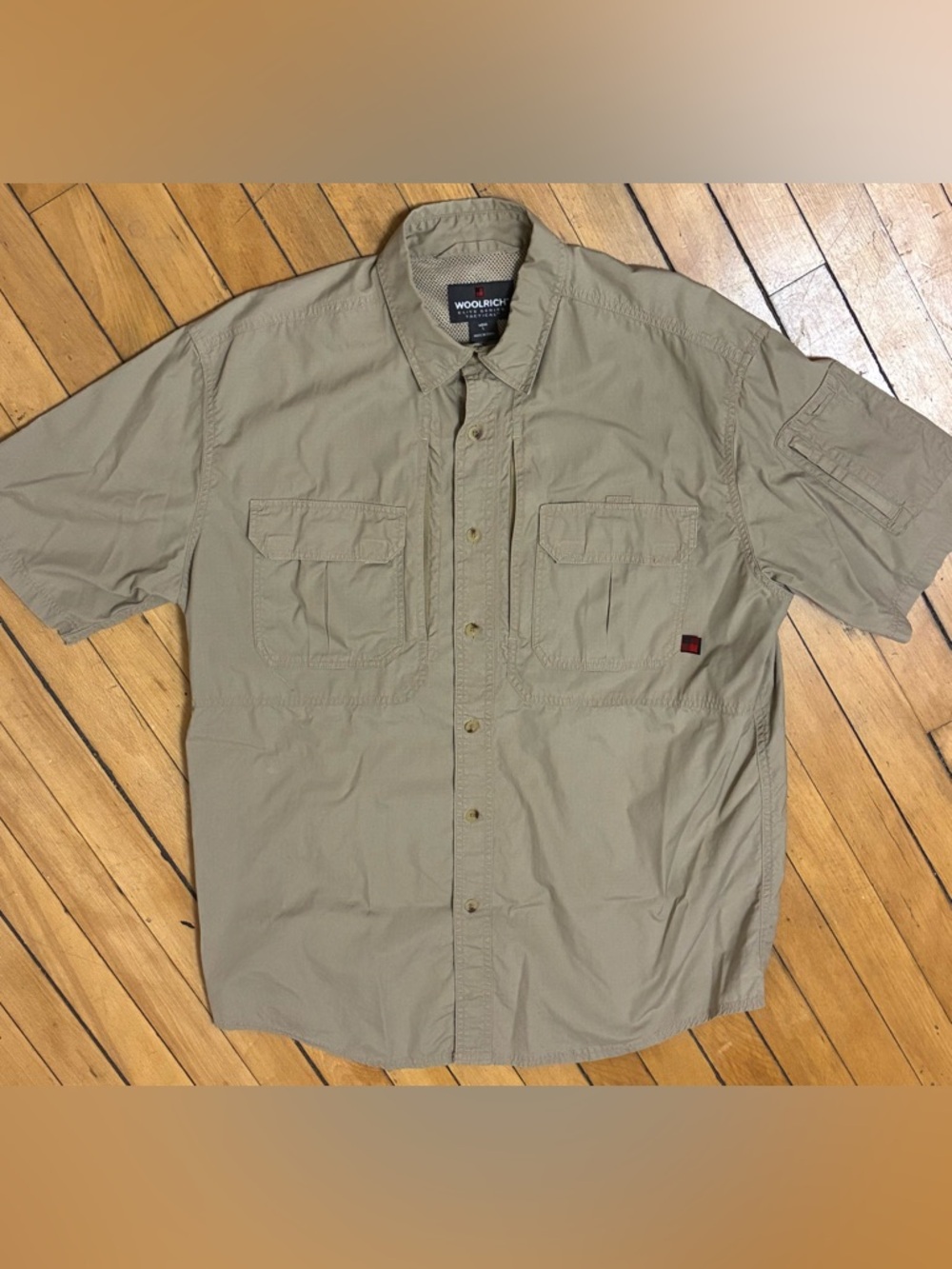 Woolrich elite tactical Short Sleeve Button-Up Shirt